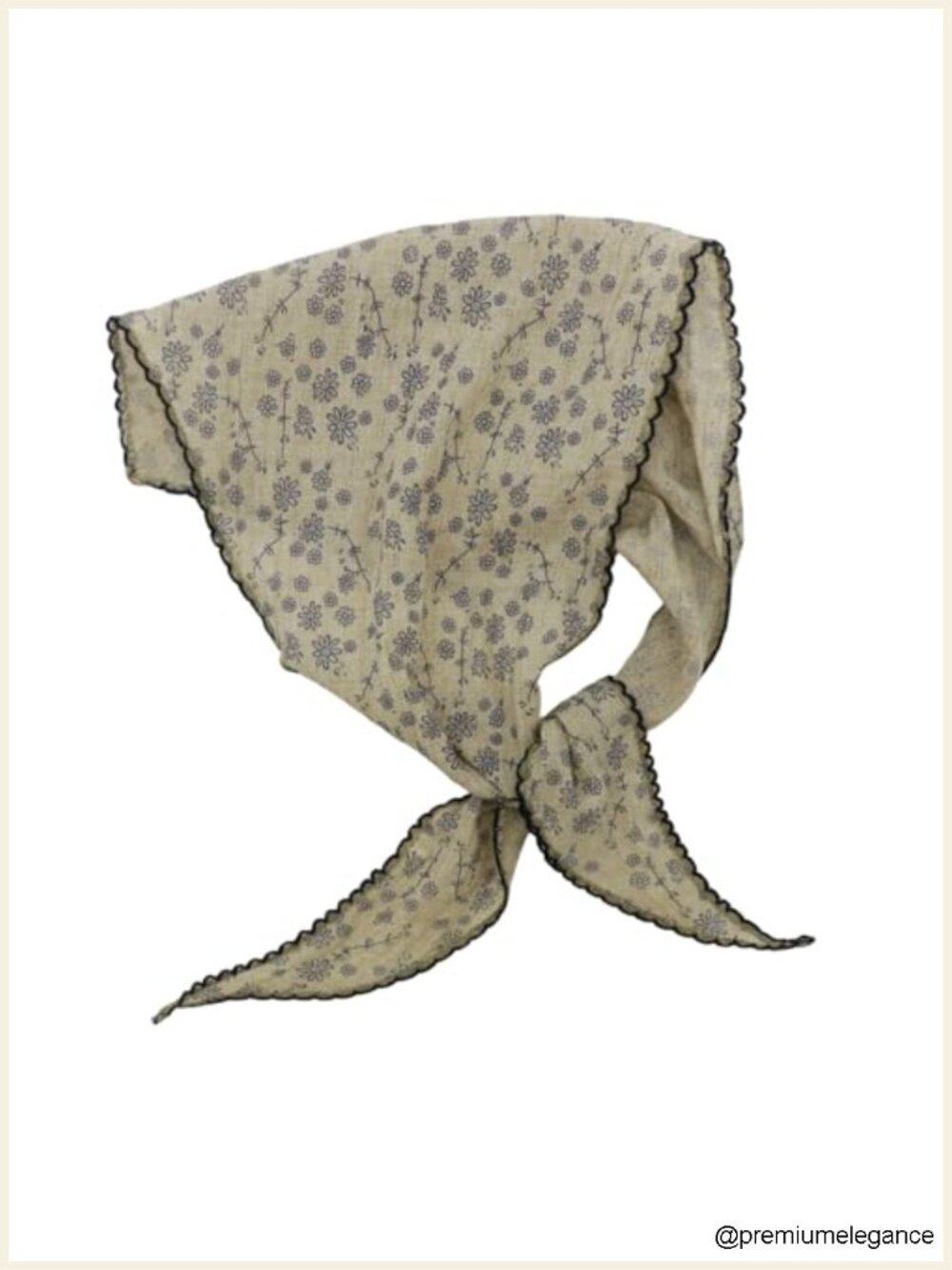 Floral Cotton Triangle Head Scarf for Women, Hair Bandana, Versatile Neck Scarf